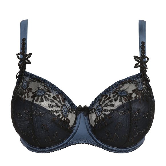 NWT Prima Donna Chandelier Balconette padded Bra In Blue...